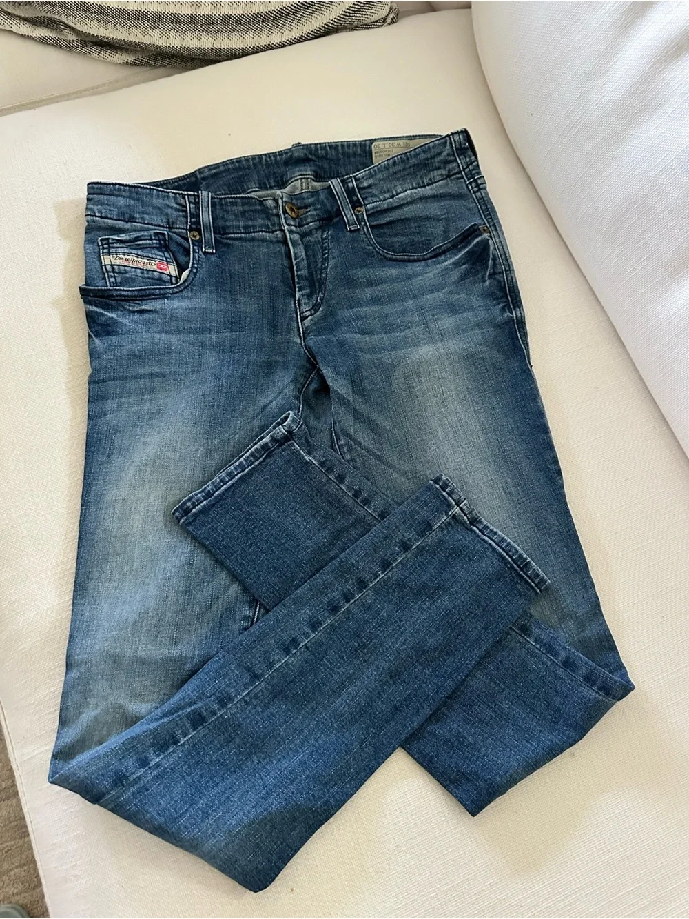 Diesel Skinny Jeans in Dark Blue Wash